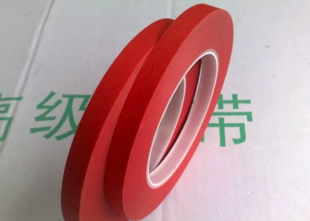 

35mm*33M One Sided Adhered Red Crepe Paper Mix PET High Temperature Resist Tape for Protect