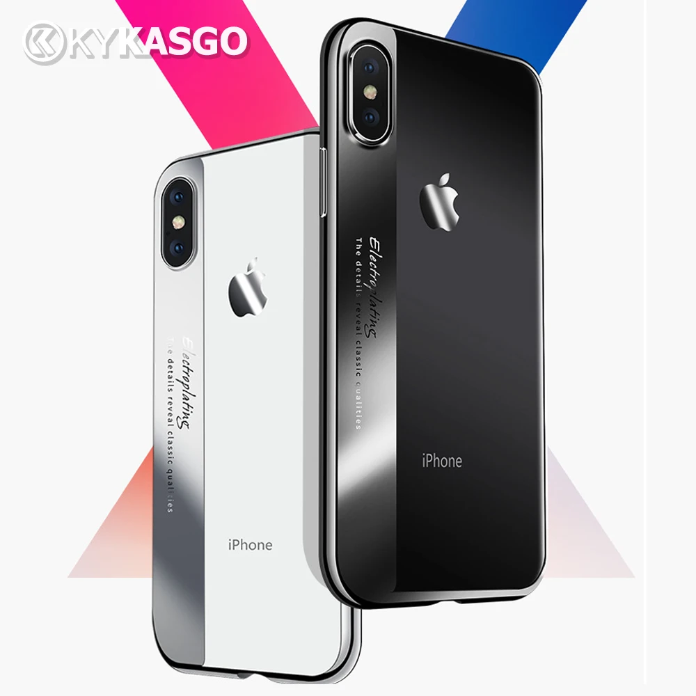 KYKASGO 2018 новые роскошные покрытые мягкие ТПУ чехлы для телефонов iPhone X 8 Plus 10 чехол