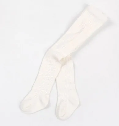 Baby Girls Kids Children Pantyhose autumn New style 0-6 Years Old Cotton girls Tights Stockings - Цвет: Бежевый