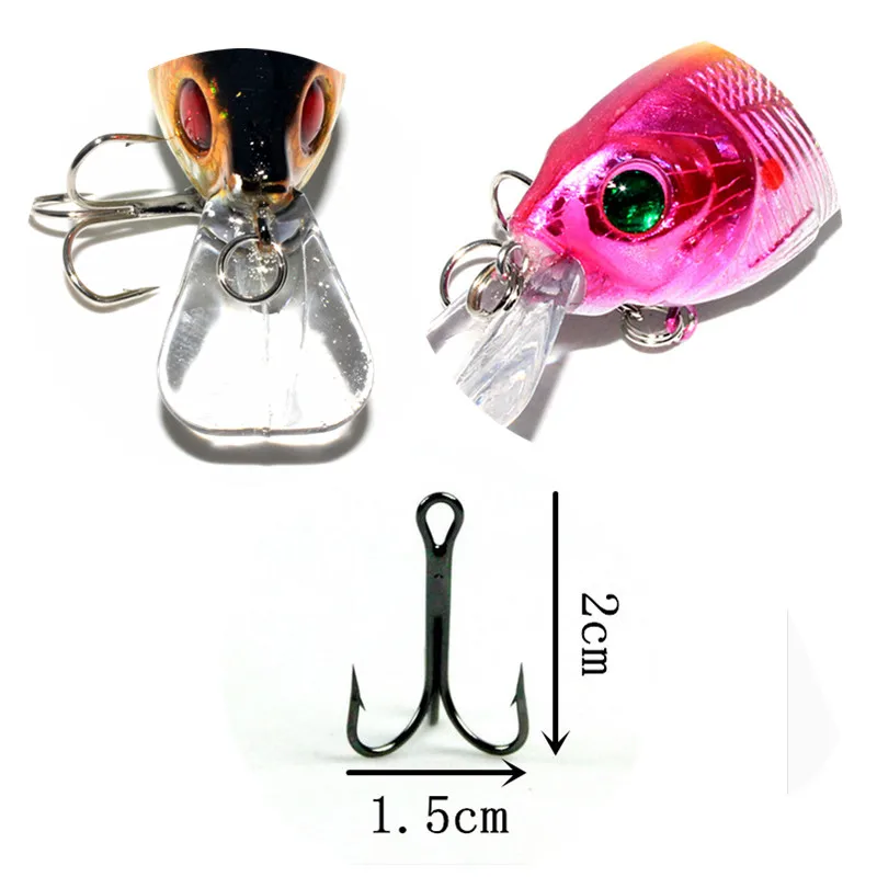 KKWEZVA 7 5 см 11 г мини Crazy Wobble Pesca воблер жесткая рукоятка приманки снасть