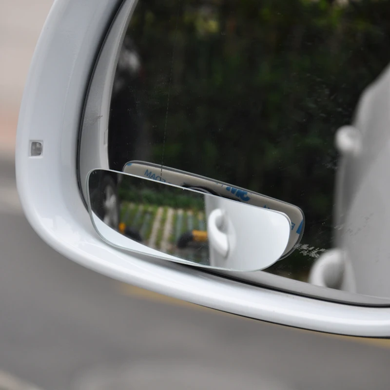 2pcs 360 Degree Adjustable Glass Frameless Car Rearview Rear View Mirror Reversing Wide Angle Auxiliary Blind Spot | Аксессуары для