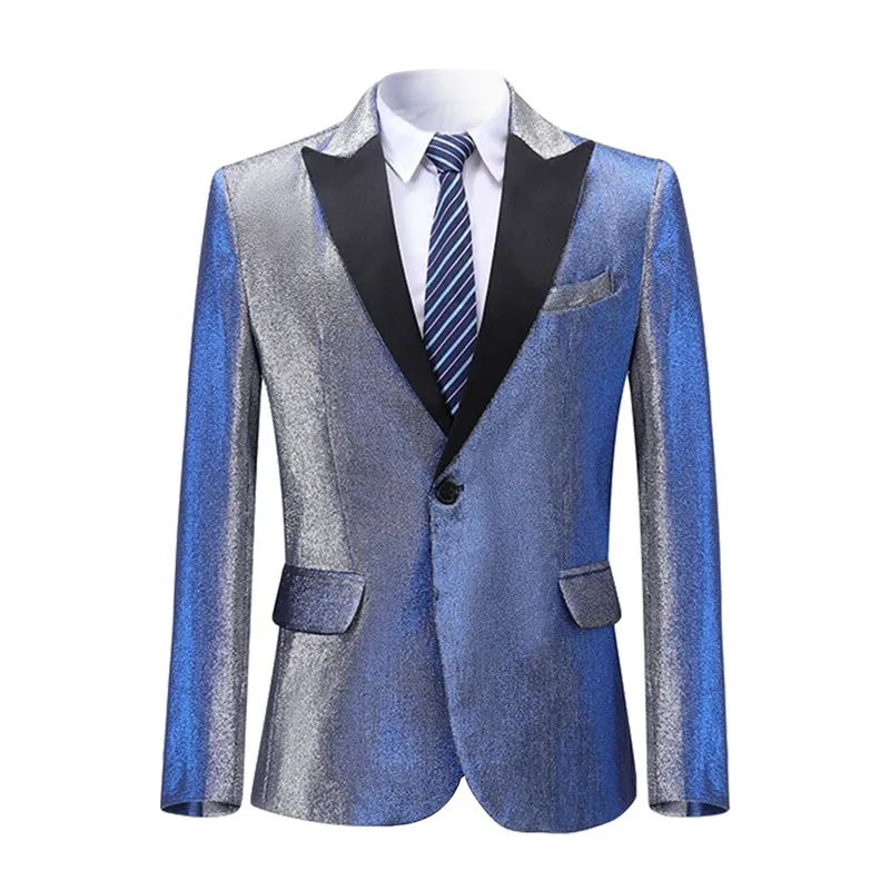 Мужской блейзер с одной пряжкой новый дизайн|Костюмные пиджаки| |