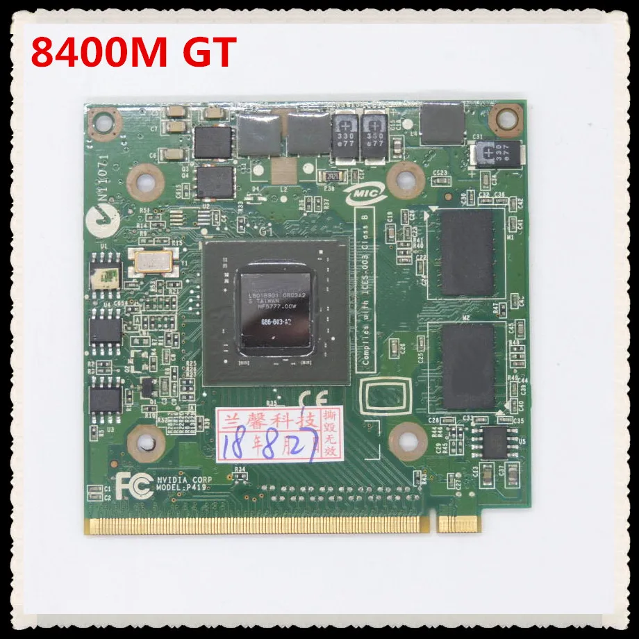 8400M GT G MXM II DDR2 128 МБ G84 603 A2 графическая VGA карта для ноутбука Acer 4520G 5520G 5920G 7720