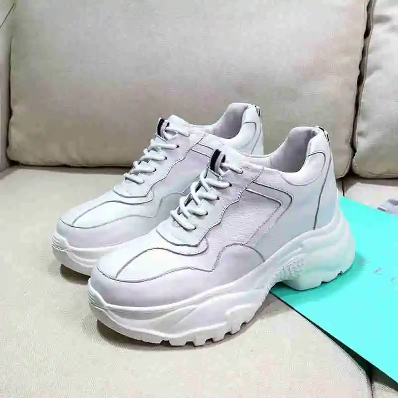FAMSO 2019 Новый Для женщин вулканическая обувь Off White черный розовый увеличивающие