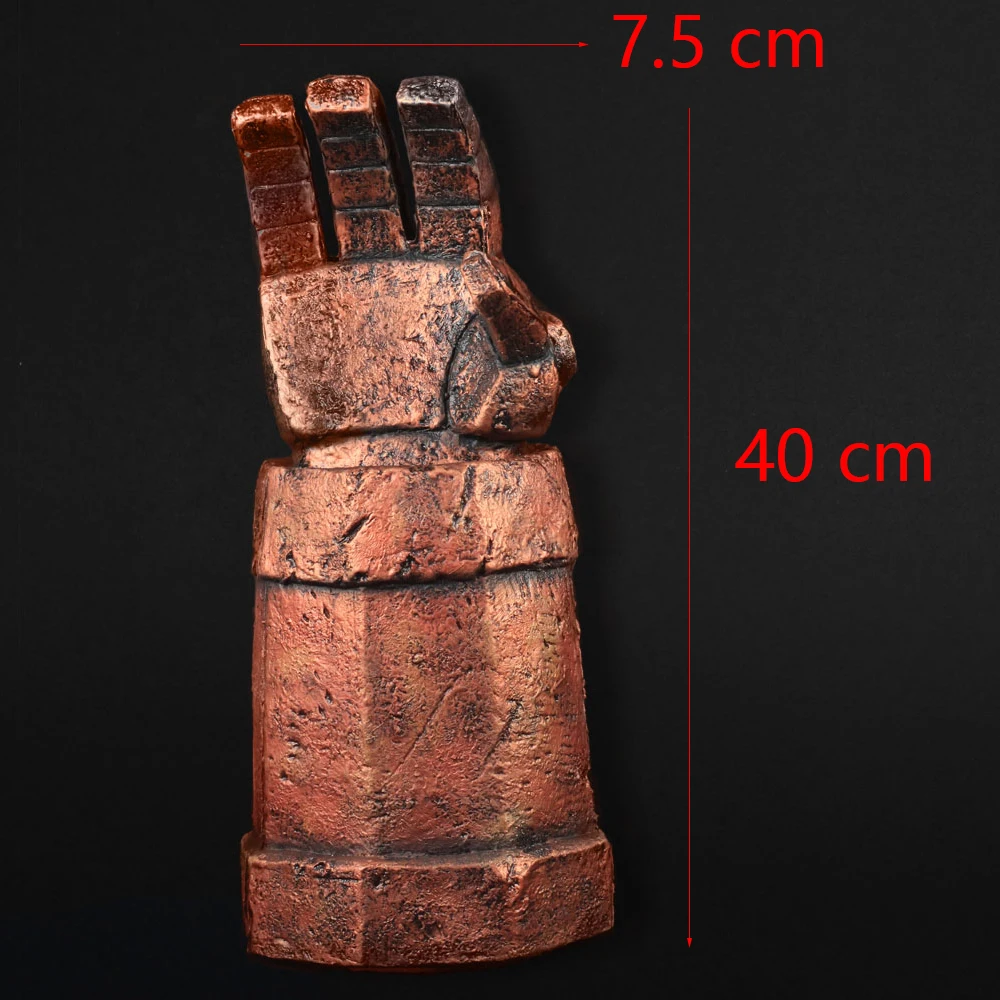 

Hellboy Right Hand of Doom Cosplay Hellboy Blood Rise Of the Queen Costume Accessory Hellboy Arm Gloves Halloween Party Prop DRP