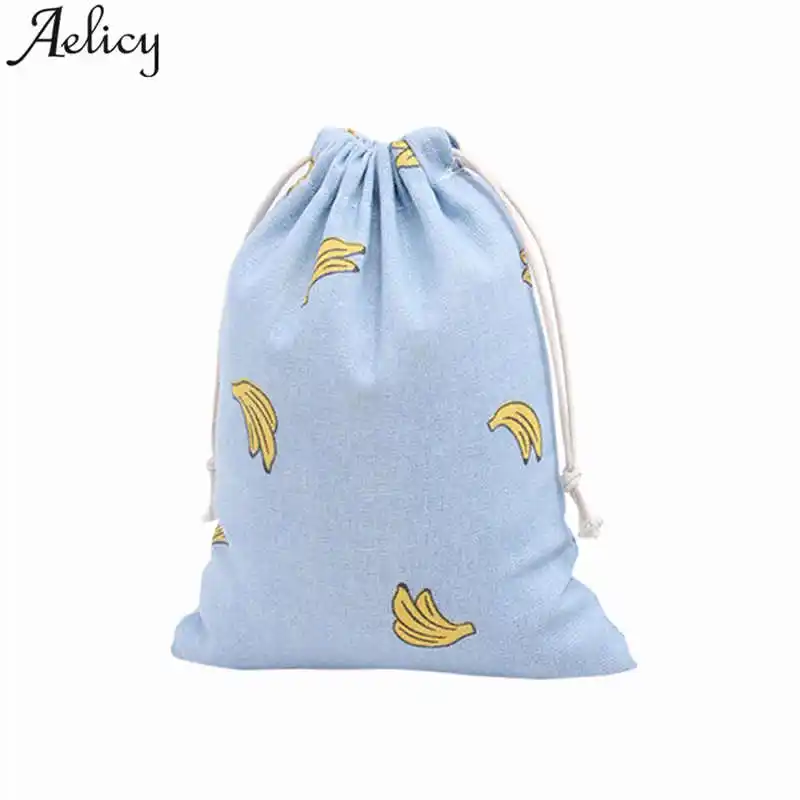Aelicy подарочные сумки с принтом банана на шнурке для детей кактус луч порт