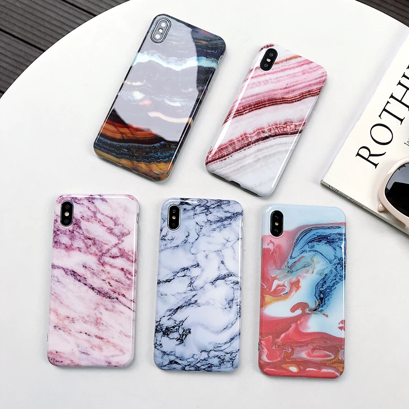 140/5000 для Apple iPhone 7 Plus Роскошный Мраморный чехол силиконовый телефона XR XS MAX 8X6 6S
