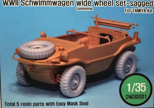 Немецкие шины для джипов 5 шт./лот 1/35 масштабе воды и land jeep (за исключением