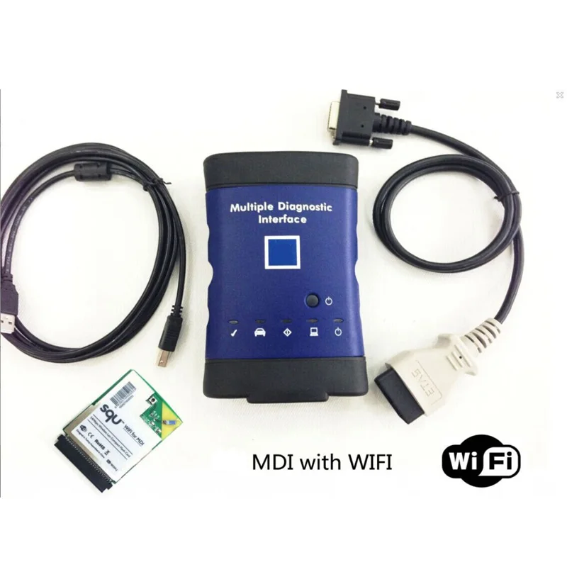 Новый для GM MDI с SQU wifi карты несколько диагностический интерфейс Obd2 obd 2 сканер без
