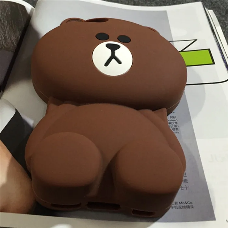 3D стильная футболка с изображением персонажей видеоигр Сумка-медведь для iPhone 5 C 5S