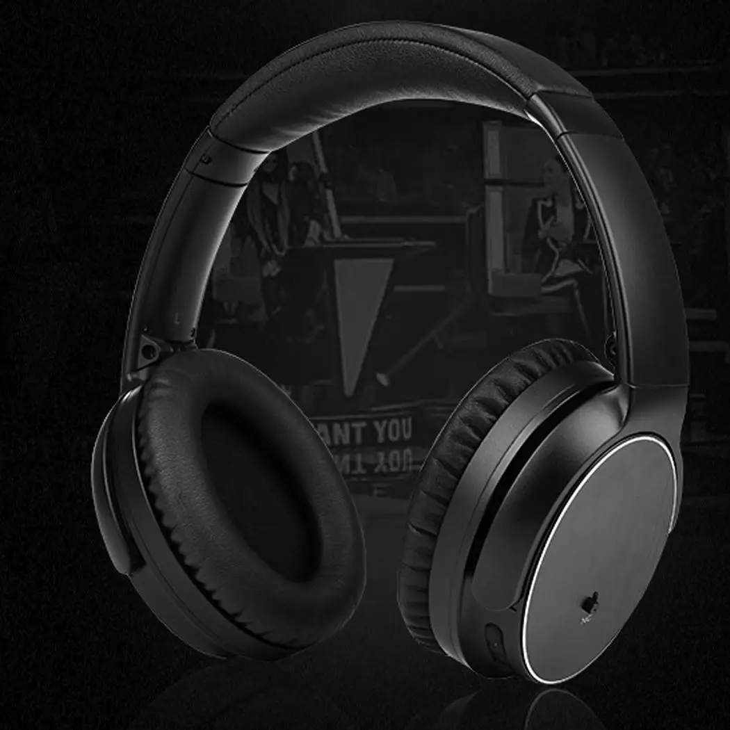 Активная шумоподавление Bluetooth гарнитура стерео Беспроводная 12 часов все