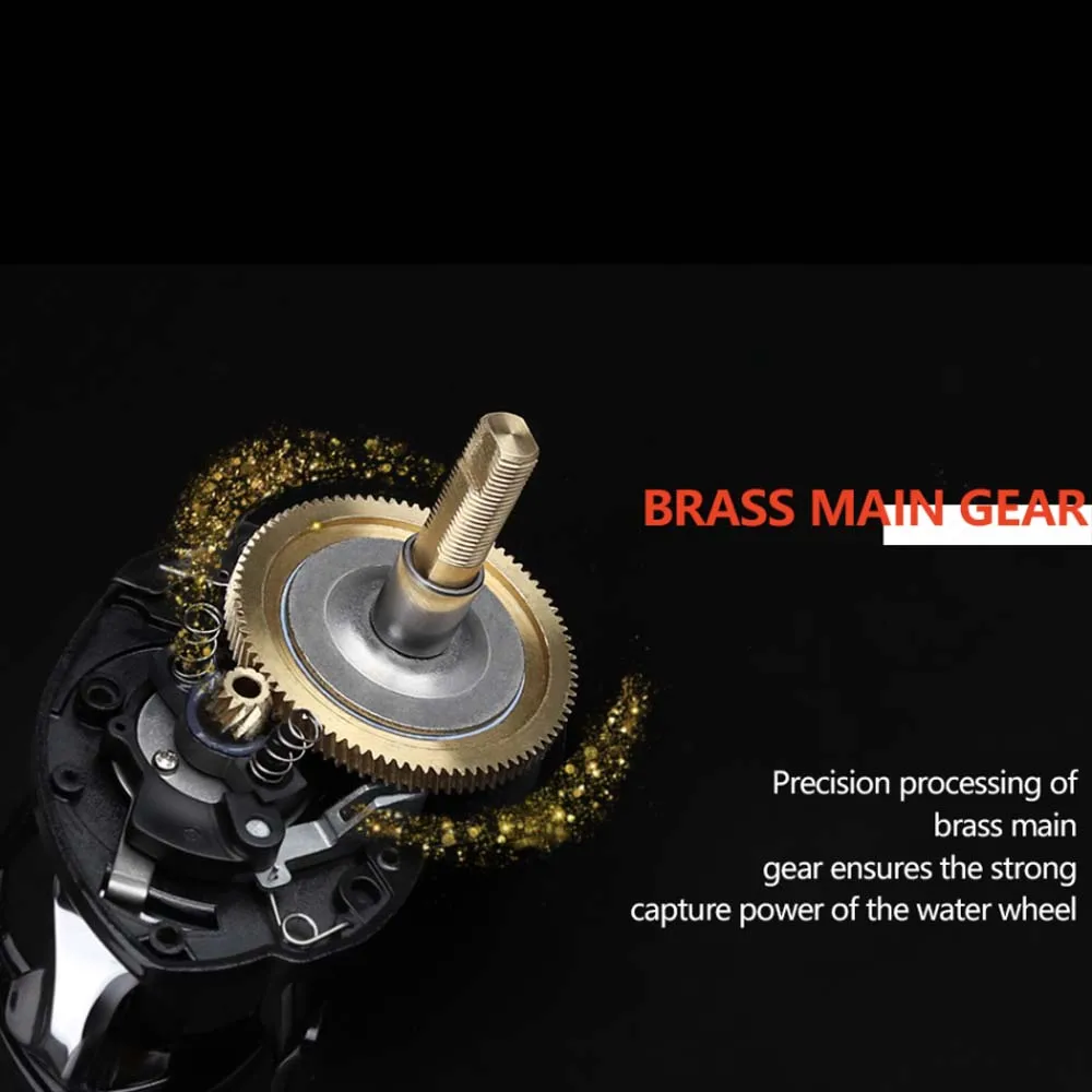 Высокоскоростная Рыболовная катушка с двойной тормозной системой 7 2: 1 15 +