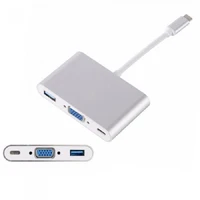 3 in 1 usb 3 1 type c to vga adapter cable type c usb 3 0 charger charging port digital multiport adapters gdeals