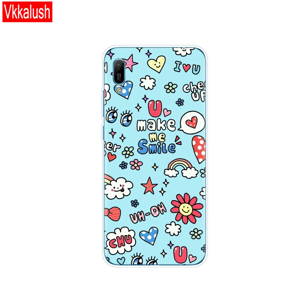 Huawei y6 чехол huawei Y6 чехол из силикона и ТПУ мягкий чехол для телефона для huawei Y6 MRD-LX1 MRD-LX1F Y 6 pro Y6 премьер-Чехол - Цвет: 80249