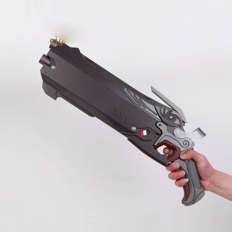 Горячая игра OW над и Смотреть Жнец оружие смолы Hellfire 2 дроби пистолеты Косплей Опора 2 пушки - Цвет: Only one