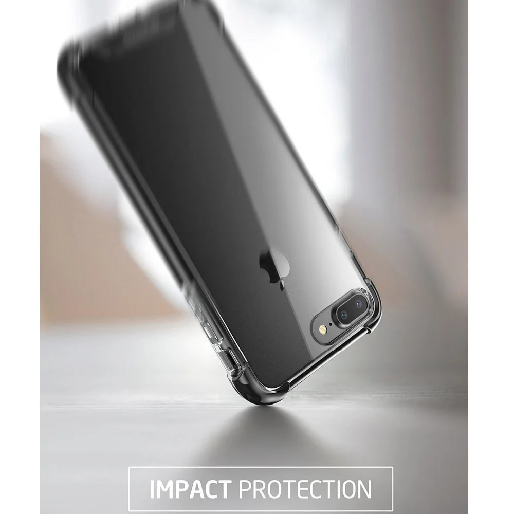 Ultra Slim Sleek ShockProof Scratch-Resistant Cover Phone Case for Iphone 7 8 / Plus Impact Clear Transparent Cases | Мобильные