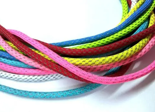 Модные Цветные круглые шнурки для ботинок 3M шнурки отражающие шнурки из полиэстера 130 см длинные шнурки спортивные шнурки