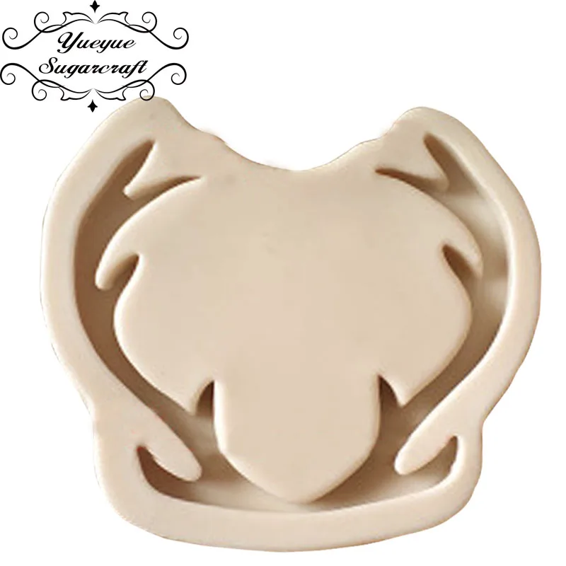 Yueyue Sugarcraft Формы для шоколадных рогов силиконовые формы украшения тортов помадки