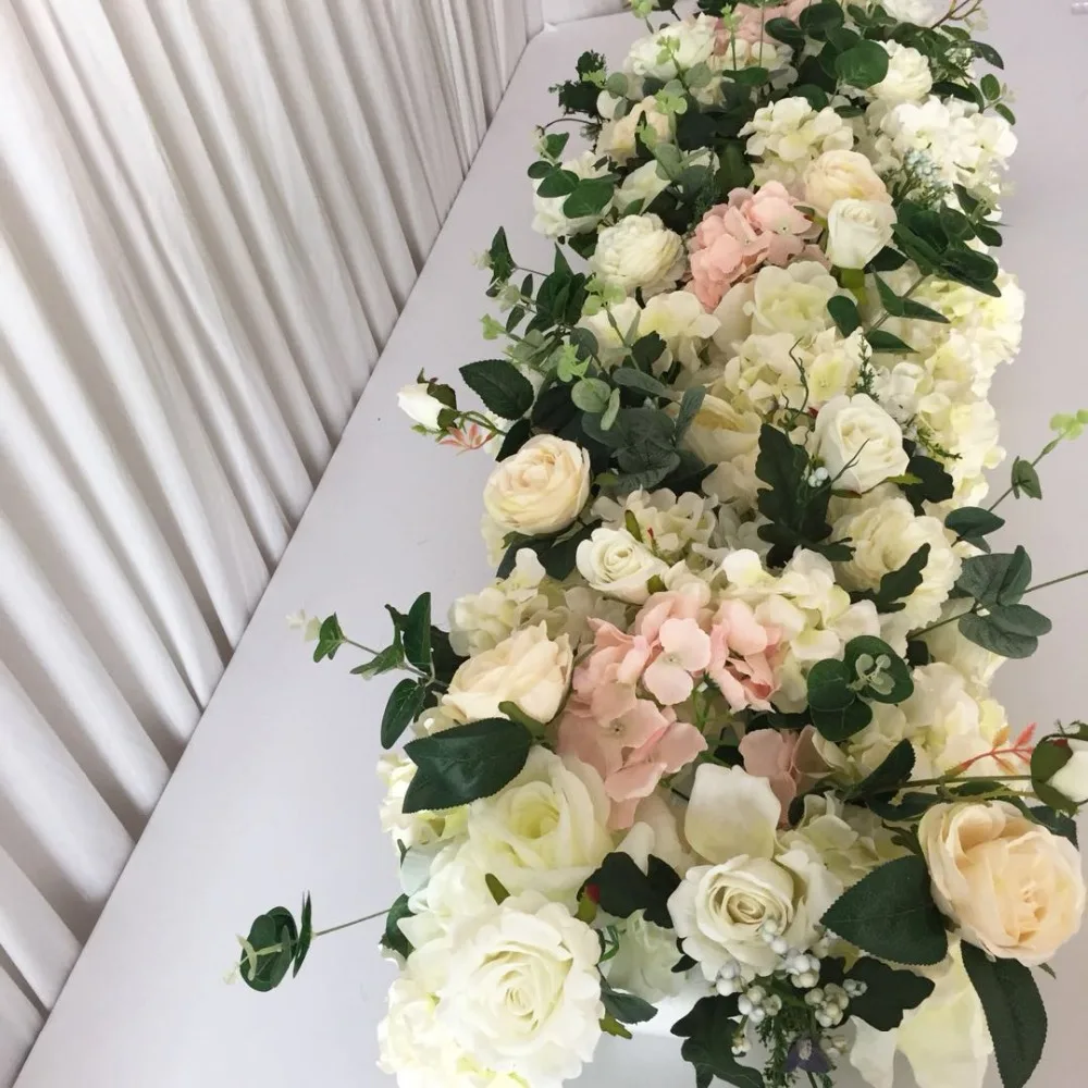 wholesale artificial flower table centerpiece wedding stage arch runner pivilon backdrop flowers wall decoration | Дом и сад