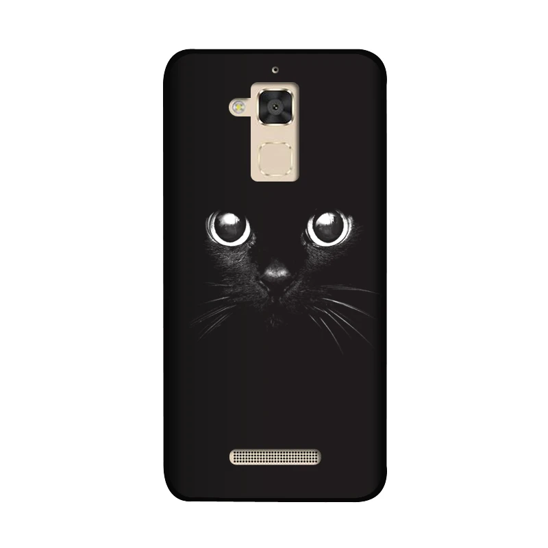 As picture showing Мягкий чехол PENSEN из ТПУ для Asus Zenfone 3 Max ZC520TL 5,2 дюймов, чехол, матовый чехол с рисунком s для 3 Max ZC520TL, милый чехол с котом - Цвет: As picture showing