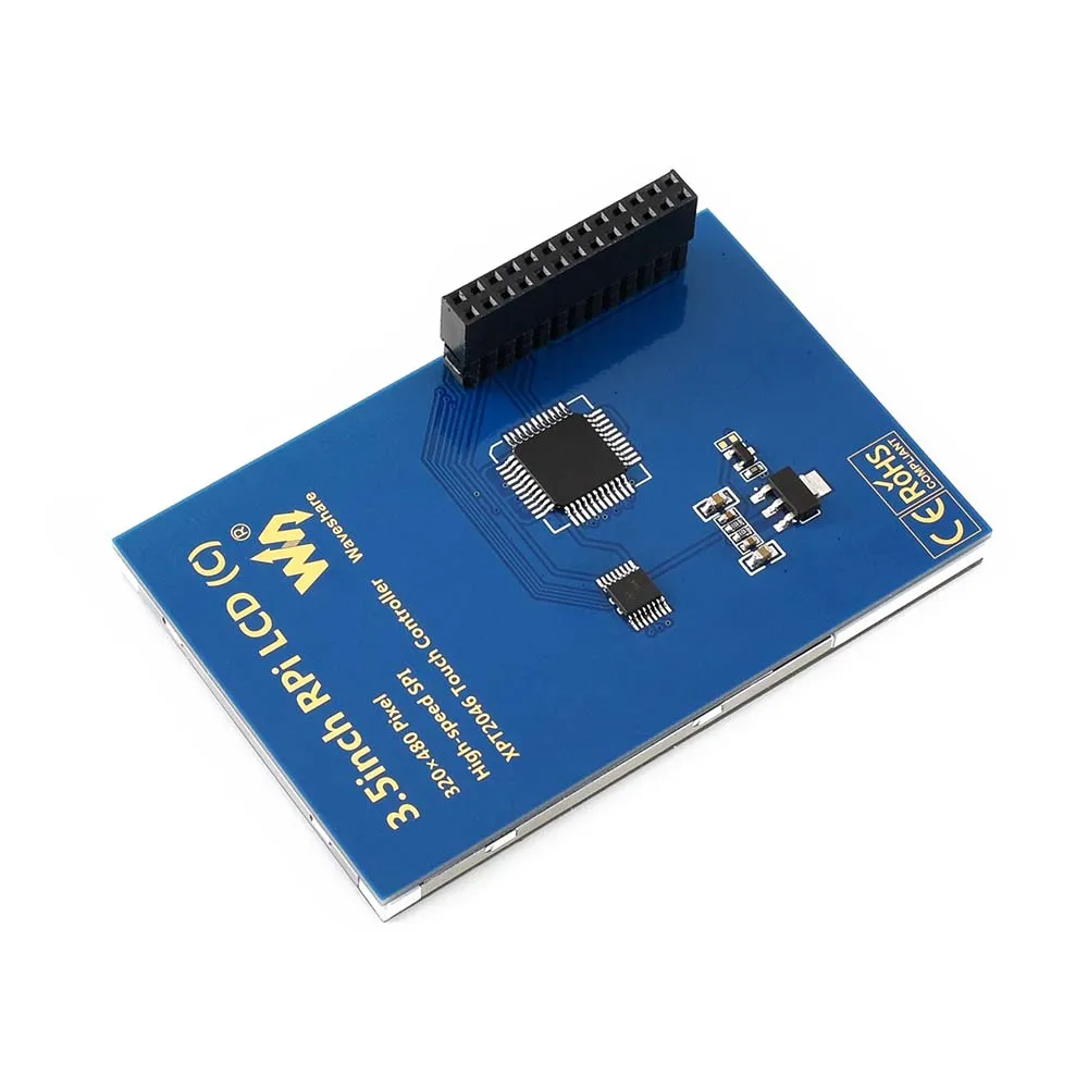 480x320 3,5 дюймовый сенсорный экран TFT lcd предназначен для Raspberry Pi 125MHz высокоскоростной SPI
