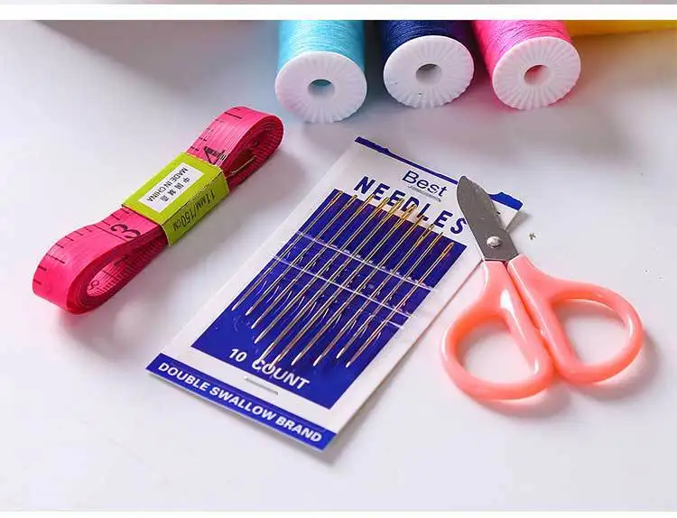 Eworld популярный высококачественный набор для рукоделия красочная игла нить