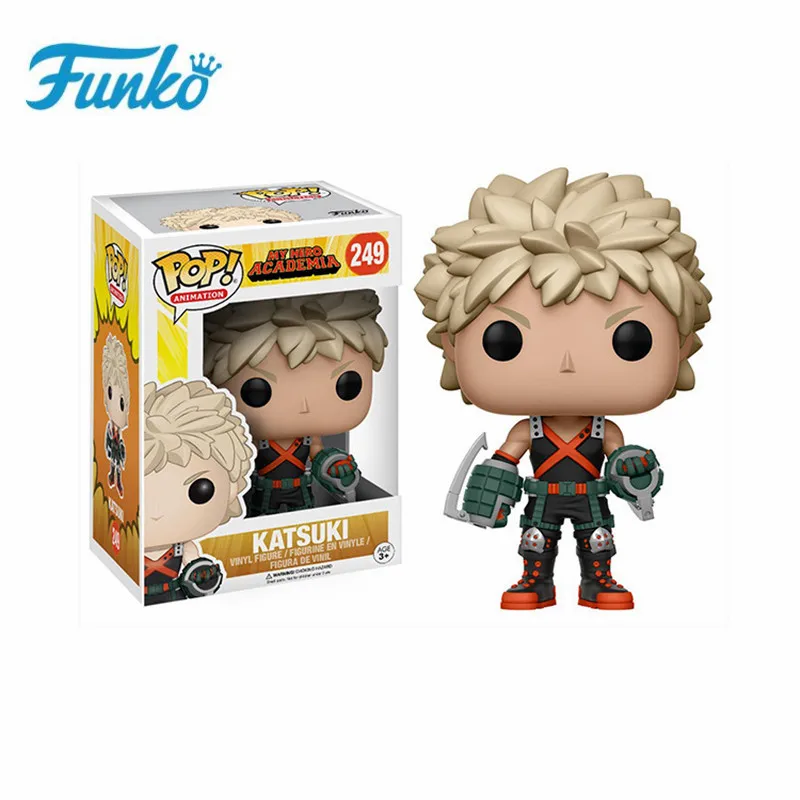 Y-Katsuki-249 Funko pop My Hero Academy DEKU обучение TODOROKI ALL MIGHT кацуки виниловая Коллекция Фигурки Модель игрушки подарок на день рождения - Цвет: Y-Katsuki-249