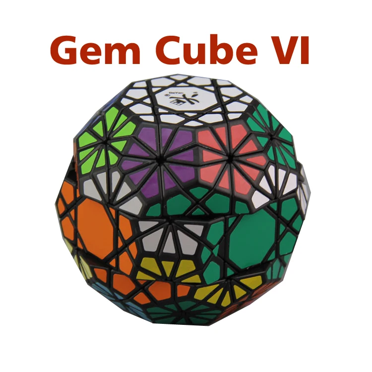 CubeXYZ DY Gem Cube 6 VI Black с дополнительной бесплатной наклейкой для коллекционирования