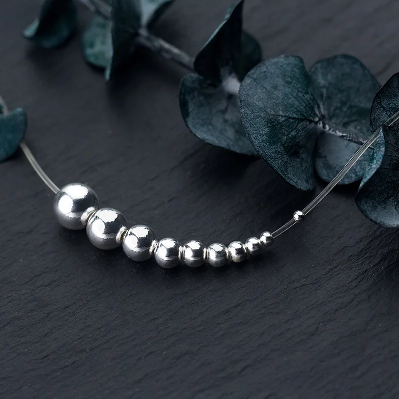 10pcs/lot 925 Sterling Silver Round Loose Spacer Beads 2 3 4 5 6 7 8mm Handmade Bracelets Location Charm DIY Jewelry Make | Украшения и