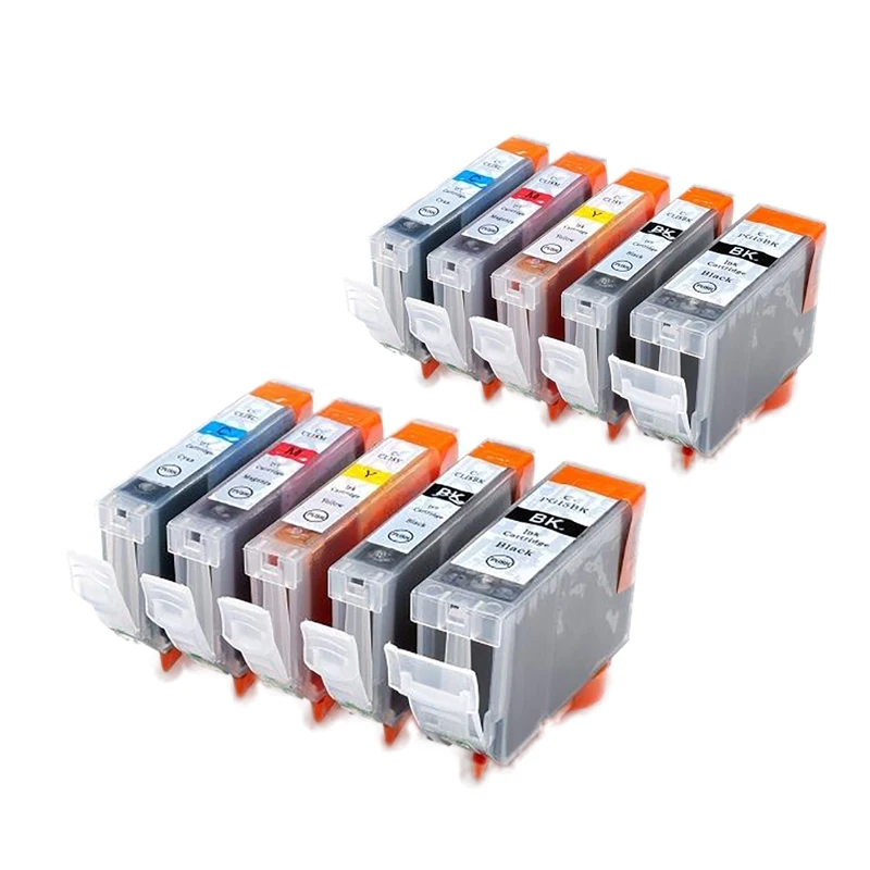 Совместимый чернильный картридж CISSPLAZA 5PK для Canon PIXMA IP4300 IP4500 IP4500X IP5200 IP5200R IP5300 MP500 MP600
