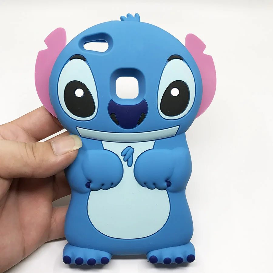 stitch 3D мультяшный чехол для huawei P10 Lite 5,2 дюймов Мягкая силиконовая задняя крышка для huawei P10 lite P10lite защитный чехол для телефона - Цвет: stitch