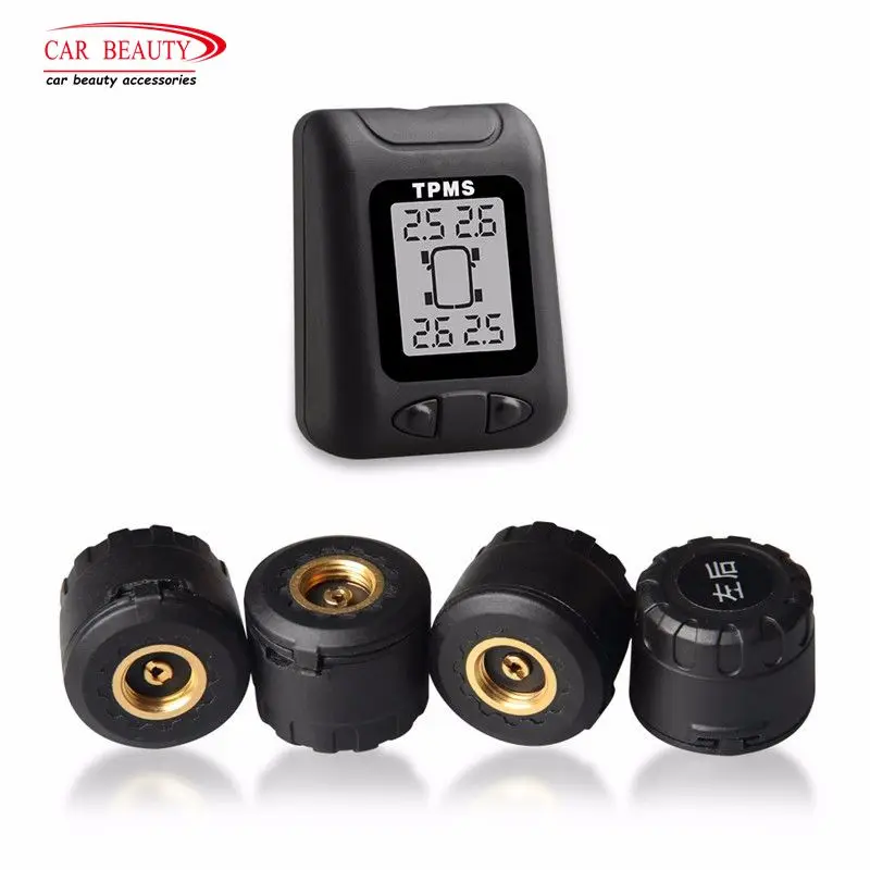 Встроенная перезаряжаемая Беспроводная TPMS автомобильная система контроля