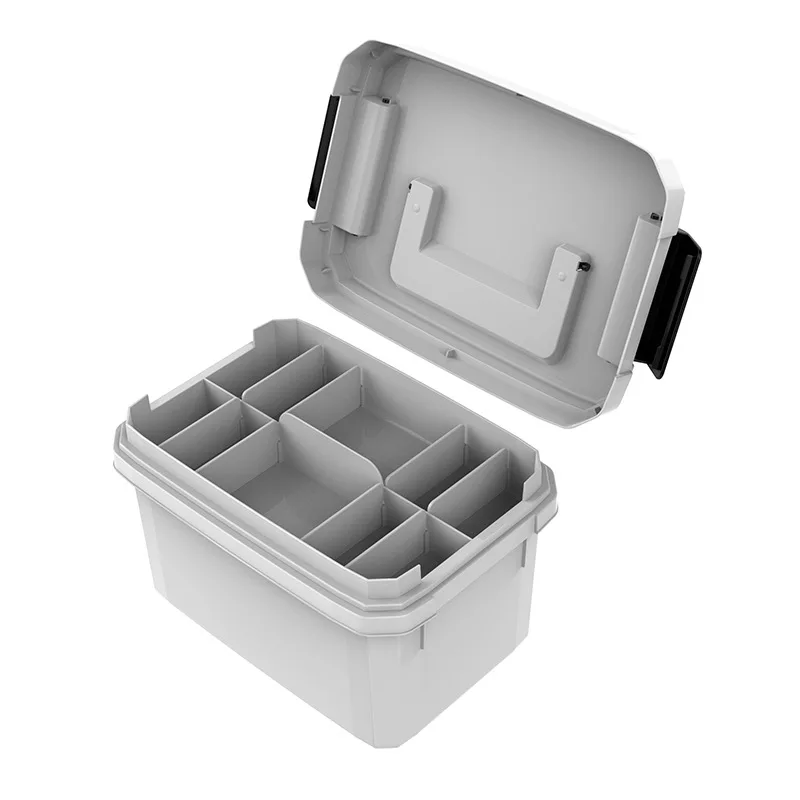 

Household portable medicine box( MEDIUM SIZE ) multi-grid multi-function plastic storage box hospital pharmacy