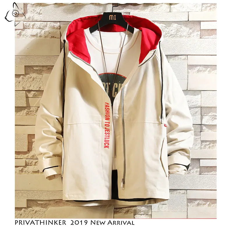 Privathinker 2019 осенне зимние мужские сафари Стиль куртки Винтаж мужская куртка