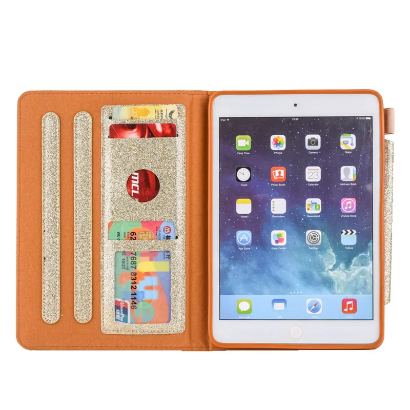 Wekays для Apple IPad Mini 3 2 1 блестящий кожаный чехол Fundas для Coque IPad Mini 2 3 чехол для планшета для IPad Mini 7,9"