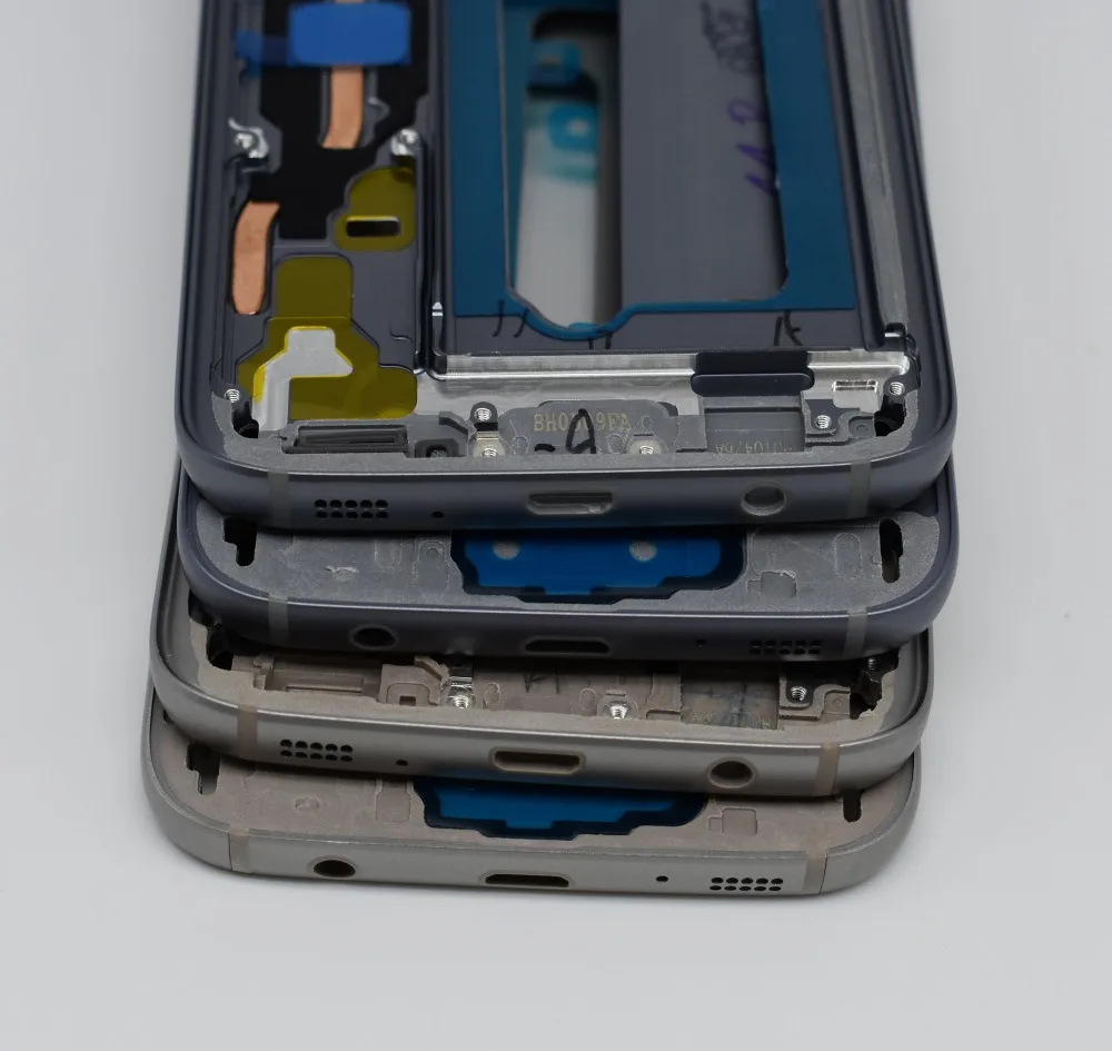 Оригинальная средняя рамка для Samsung Galaxy S7 G930 G930F Рамка Металлическая Корпус с