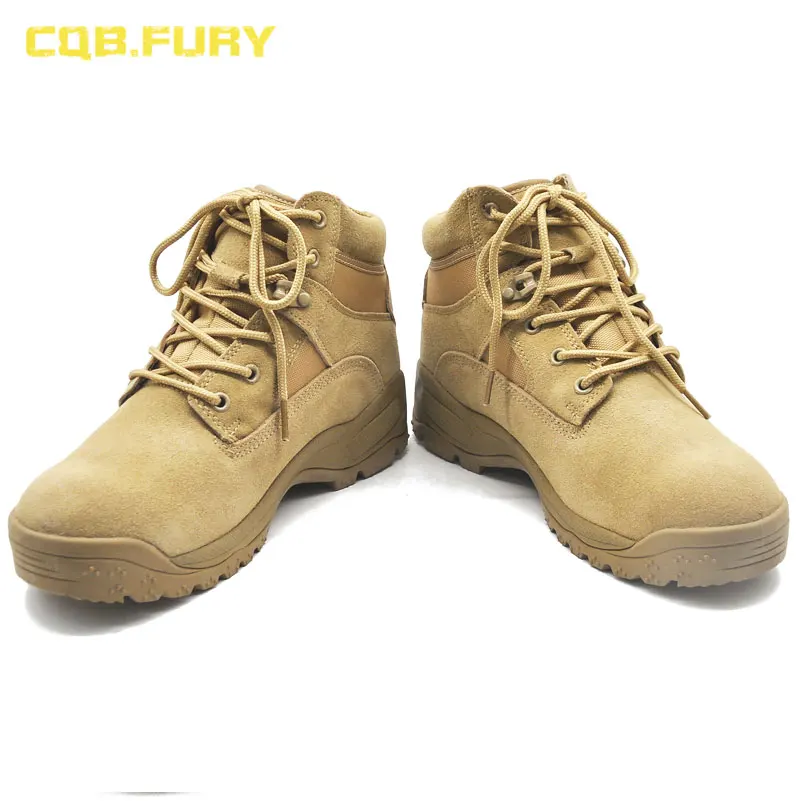 Ботинки CQB.FURY унисекс зимние ботинки в стиле пустыни светильник песочного цвета