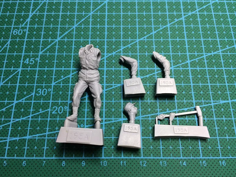 Неокрашенный комплект 1/35 Современный русский танкеры три цифры рисунок исторические рисунок Смола Комплект