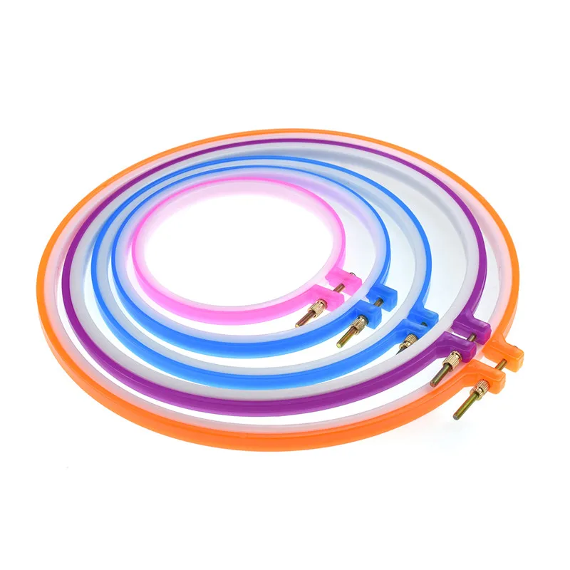 1 шт Регулируемые швейные инструменты Пластиковые многоцветные вышивки