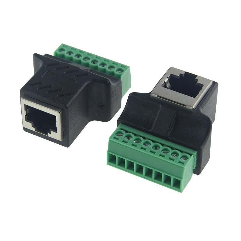 5 шт. вертикальные переходники RJ45 на 8 контактов|Соединители| |