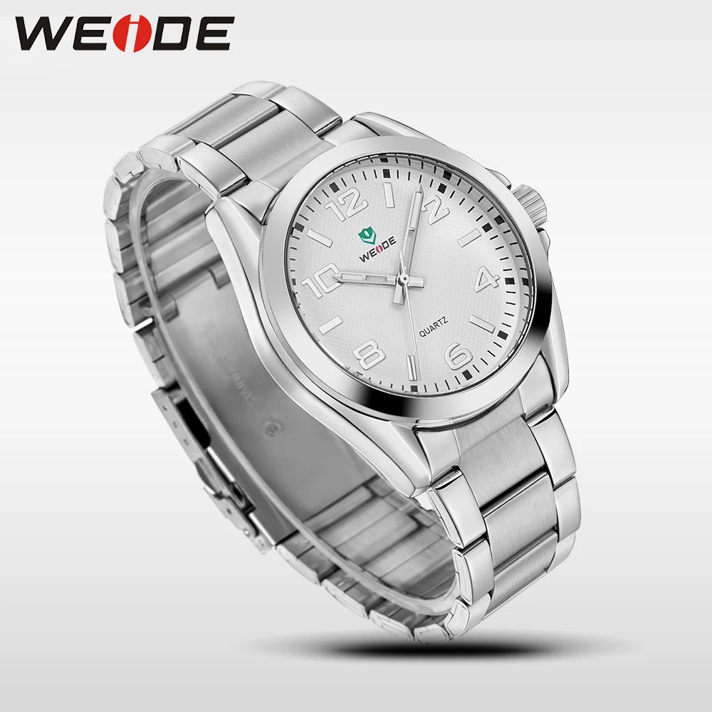 WEIDE Бизнес Кварцевые Спортивные Наручные Часы повседневные настоящие