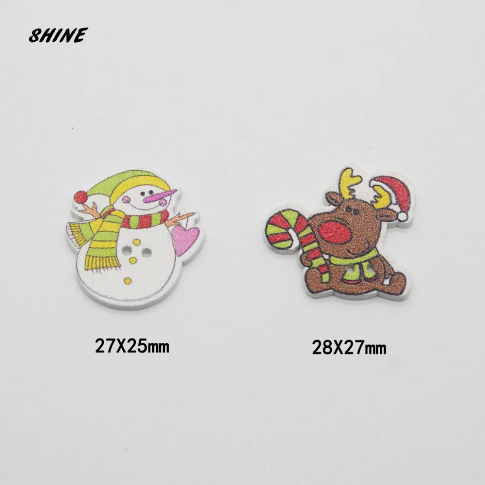 24 шт. деревянные пуговицы с двумя отверстиями|costura botones|sewing buttonsbuttons scrapbooking |