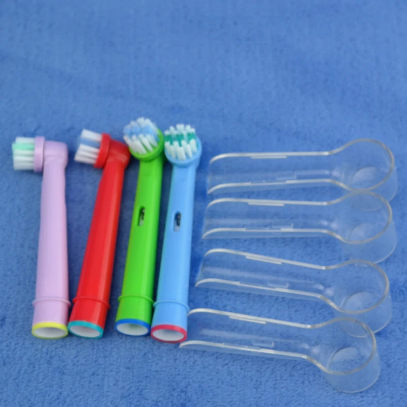 Сменные головки для электрической зубной щетки Vbatty 4 шт./компл. Oral B Vitality с мягкой
