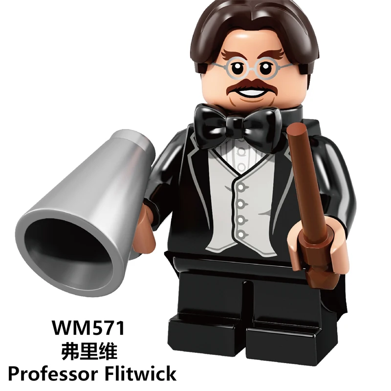 WM571 Фигурки героев, строительные блоки, Гарри Поттер, дерево, куинни голдштейн, Тина нинджагоед, коллекция, кирпичи, игрушки для детей, L122-129 - Цвет: WM571