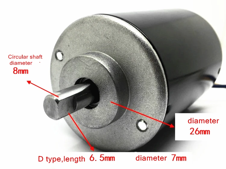DC 110V постоянный магнит dc углеродная щетка двигатель DIY генераторы