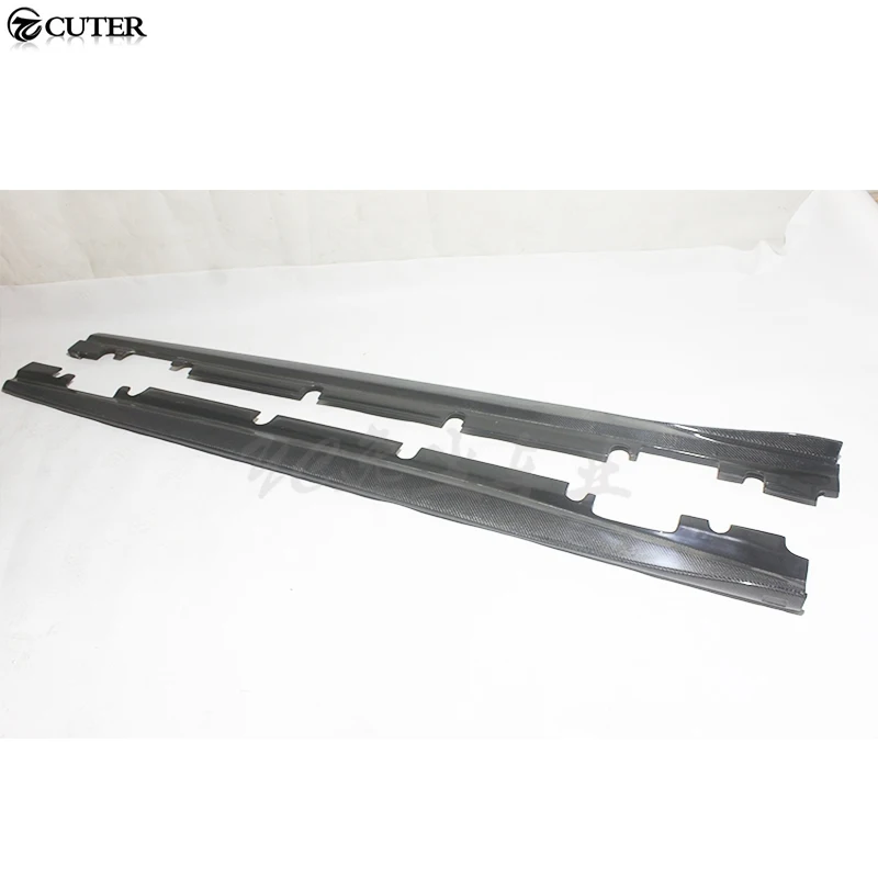 W176 A180 A200 A260 A45 углеродного волокна авто боковые юбки для Benz A250 спортивные бампер