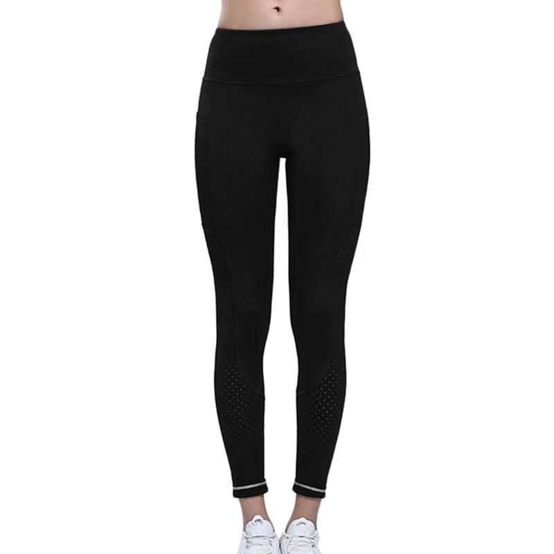 Women Yoga Pant Breathable Fitness High Elastic Waisted Butt Lifting Mesh Quick Dry Sports Running Gym Skinny Pants | Спорт и