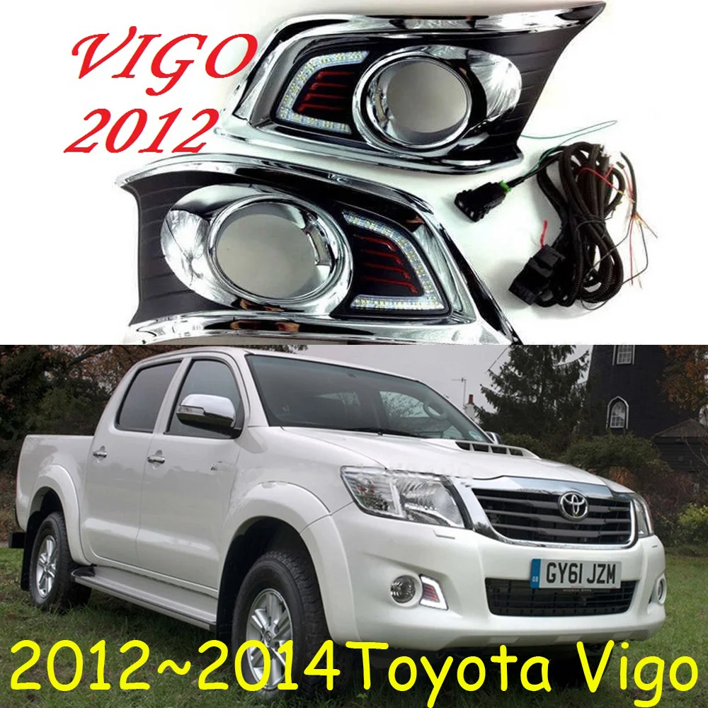 2011 ~ 2013 VIGO Дневной светильник Hilux Бесплатная доставка! 2014 2016 Corolla светодиодный