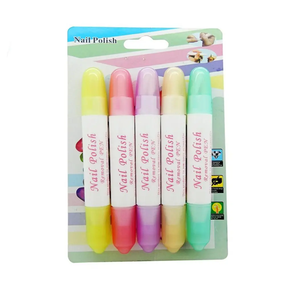 5pcs Горячая Распродажа, 5 шт/1 шт, модная, горячая Распродажа, ручка для снятия лака с 15 наконечниками - Цвет: 5pcs