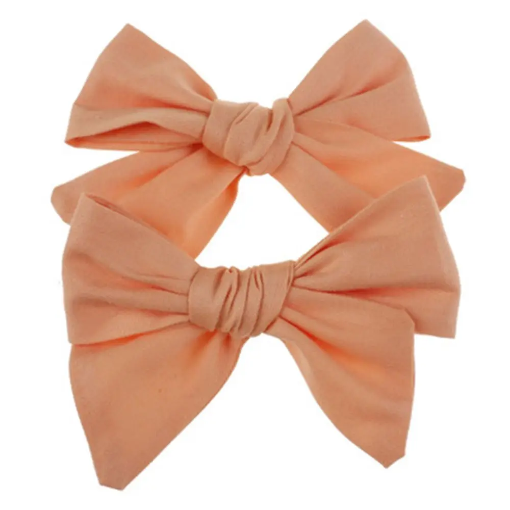 1 пара детская Шпилька однотонный бант заколка для волос стильные аксессуары